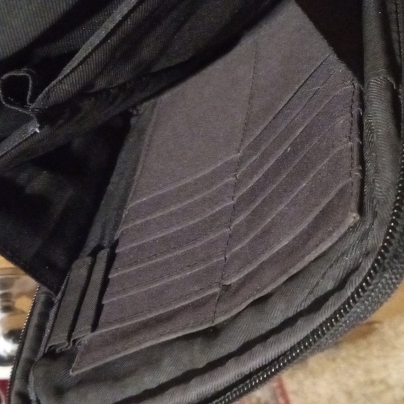 Vintage Fossil Beautiful Quality Leather Organizer Bag - Picture 9 of 13